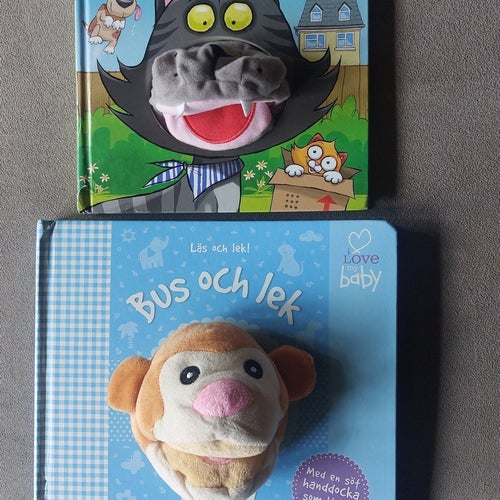 Kurre katt och Bus och Lek med Apan