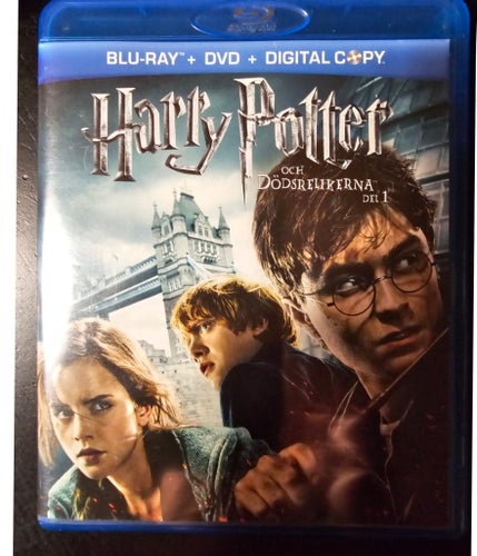 Harry Potter och Dödsrelikerna Del 1 - Blu-ray + DVD + Digital Kopia