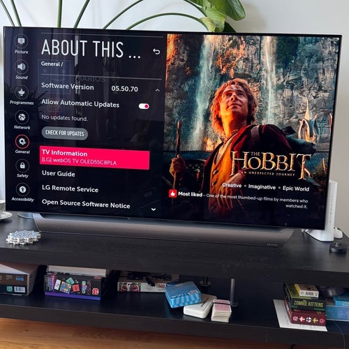 LG 55" 4K UHD OLED Smart TV C8 OLED55C8