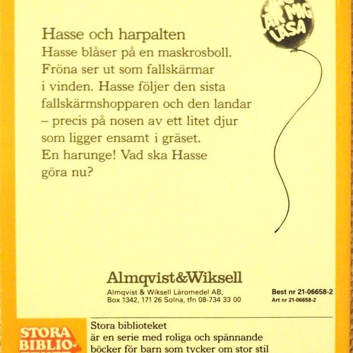 Hasse och harpalten av Ulf Svedberg
