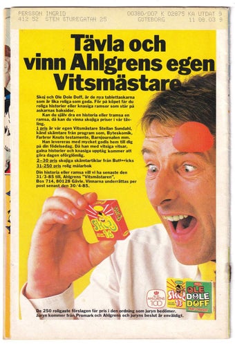 Kalle Anka 1985-11
