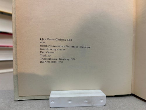 USA POESI 700 Dikter från 1010-1983, bok, Very Fine plus
