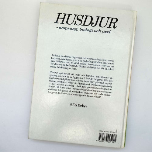 HUSDJUR – URSPRUNG, BIOLOGI OCH AVEL, GÖRAN BJÖRNHAG M.FL. 1989