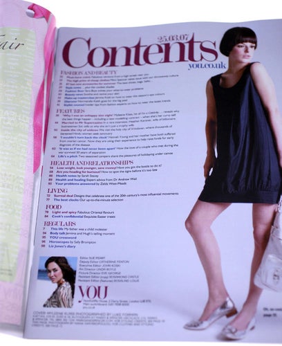 You Magazine March 25th 2007-English issue-Myleene Klass-NEW (Weight: 250g)