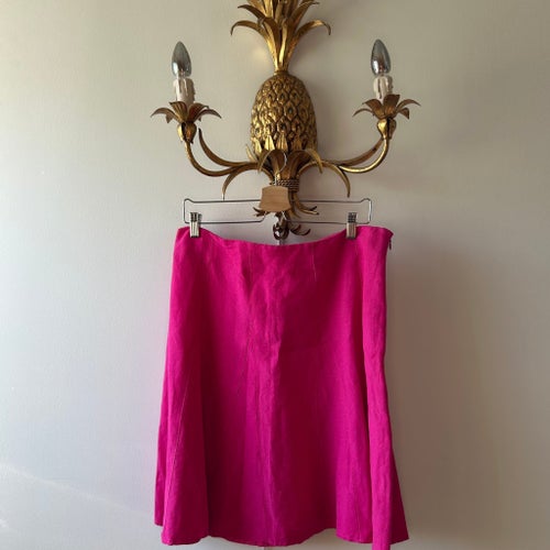 Cappuccini Kjol Fuchsia Kjol 42 Lin Cerise Sommar