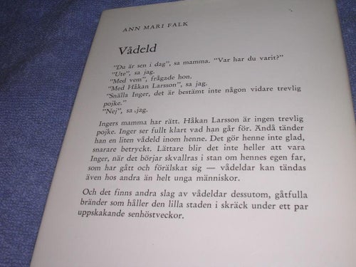 Falk, Ann Mari - Vådeld (OU) kerstin Thorvall omslag