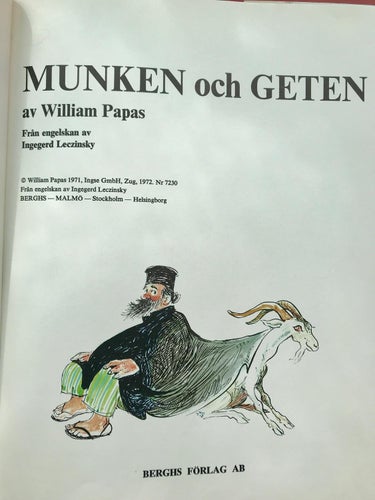 MUNKEN OCH GETEN William Papas 1971