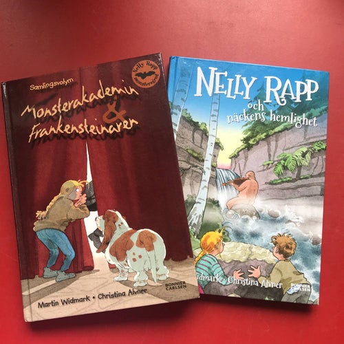 NELLY RAPP Monsterakademin & Frankensteinaren + Näckens hemlighet Widmark/Alvner