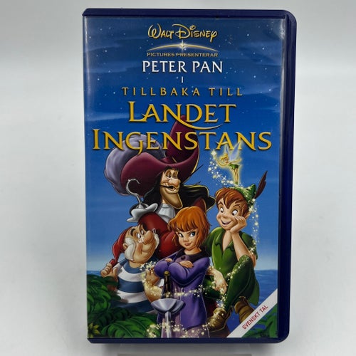 Peter Pan Tillbaka till landet Ingenstans VHS