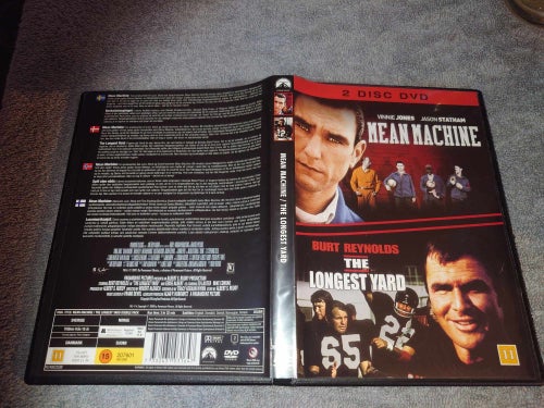 The Longest Yards (Benknäckargänget Burt Reynolds) + Mean Machine (Jason Statham