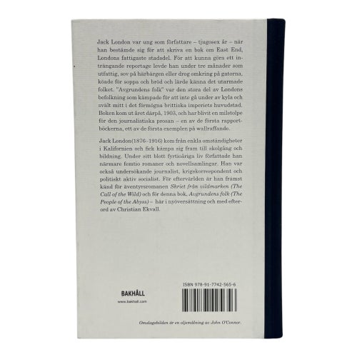 Avgrundens Folk Av Jack London | Klotband | 2021 | 9789177425656