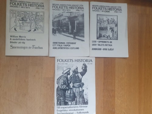 Folket Historia nr 2,3,4-1979+ nr 1-1980