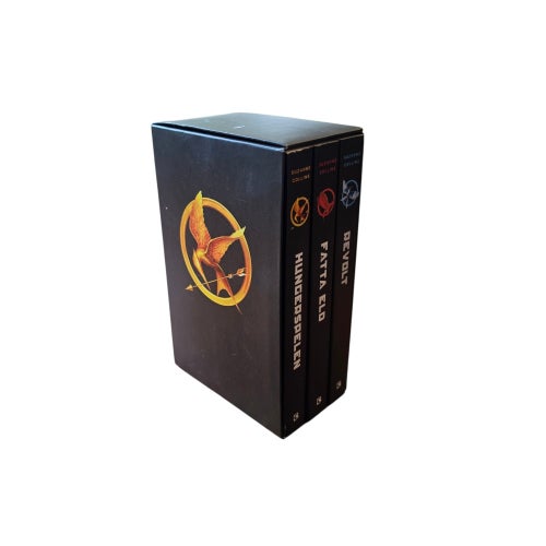 Suzanne Collins – Hungerspelen trilogin i kassett | Hungerspelen, Fatta eld & Re