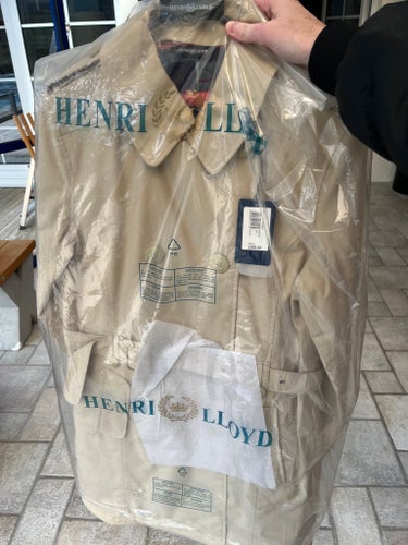 Henri Lloyd beige trenchcoat, storlek 4