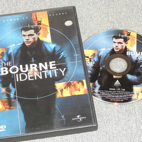 The Bourne Identity DVD - Action / Thriller med Matt Damon 2003