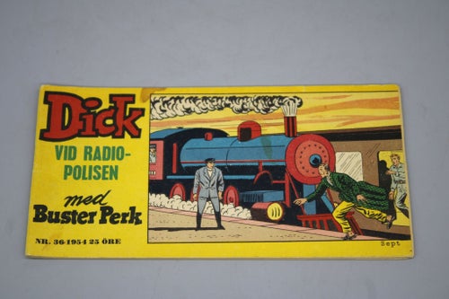 Dick vid radiopolisen Nr 36 1954