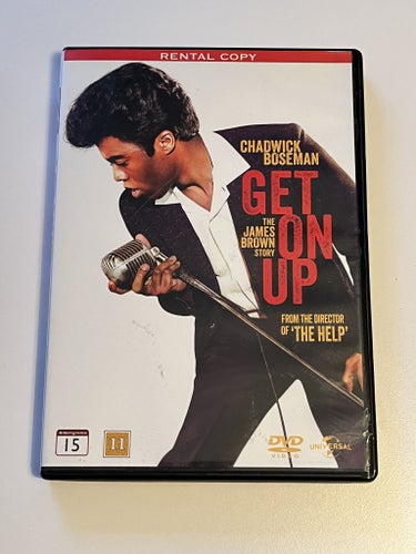 Get on up - The James Brown story, f.d. hyrfilm (2014 av Tate Taylor). Beg. DVD