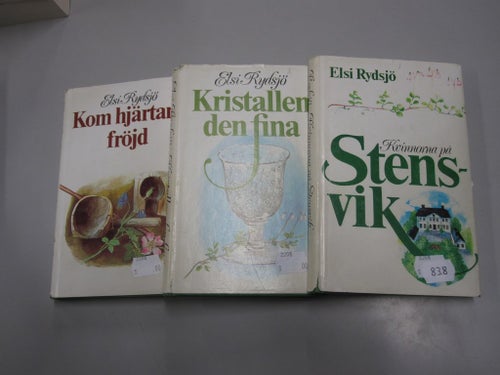 3 Stycken böcker av Elsi Rydsjö