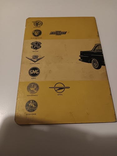 Opel Rekord 1961 Handbok