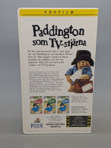 Paddington som Tv-Stjärna - Svenskt tal - VHS