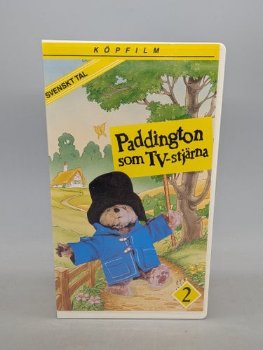 Paddington som Tv-Stjärna - Svenskt tal - VHS