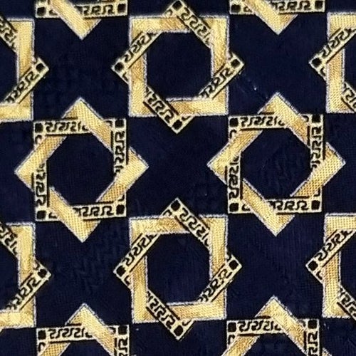 ÄKTA Brioni Sidenslips Siden Silk Slips Blå Guld