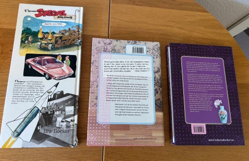 6 inbundna böcker – Karin Brunk Holmqvist, Beverloo, Judith Merkle Riley m.fl.