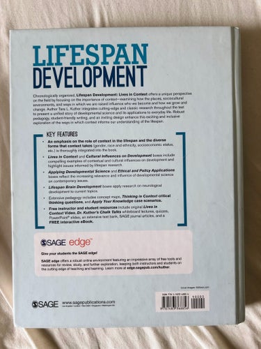 Lifespan Development – Lives in Context | Tara L. Kuther | Kurslitteratur, 2017