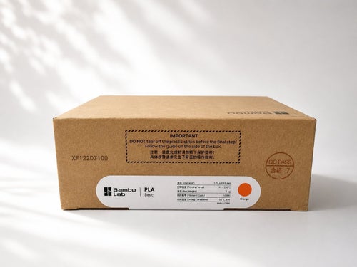Bambu Lab PLA Basic Orange 1.75mm 1kg Filament REFILL