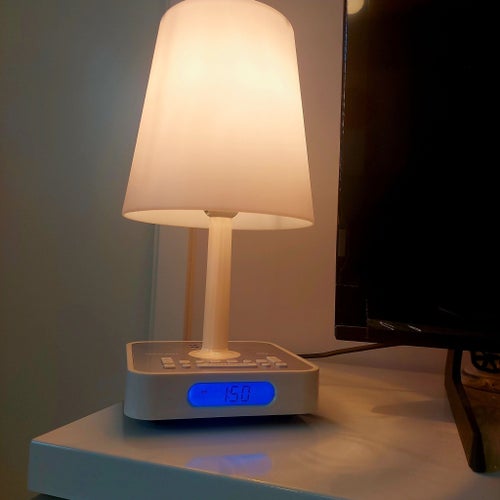 Unik/ Lampa/Radio/Elta Light 'n' Wake Väckarklocka med Ljus, Ljud samt radio
