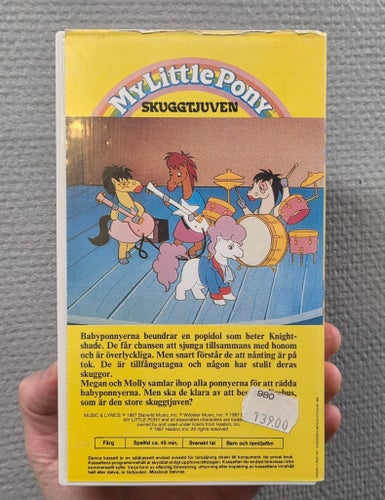My Little Pony - Skuggtjuven (1986) VHS. Trefa