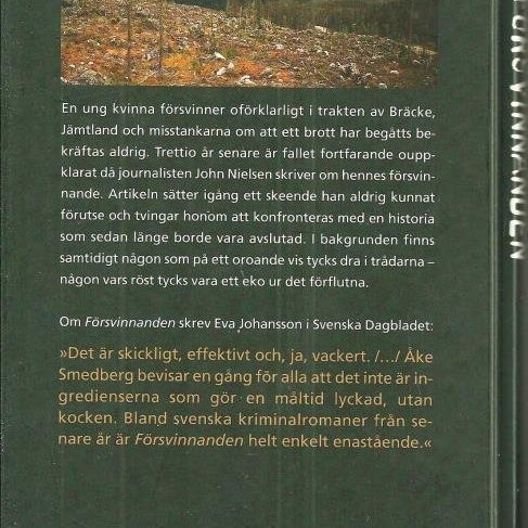 ÅKE SMEDBERG : FÖRSVINNANDEN