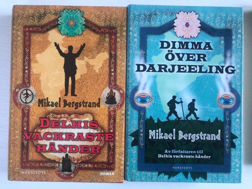 3 böcker bla DELHIS VACKRASTE HÄNDER av Mikael Bergstrand