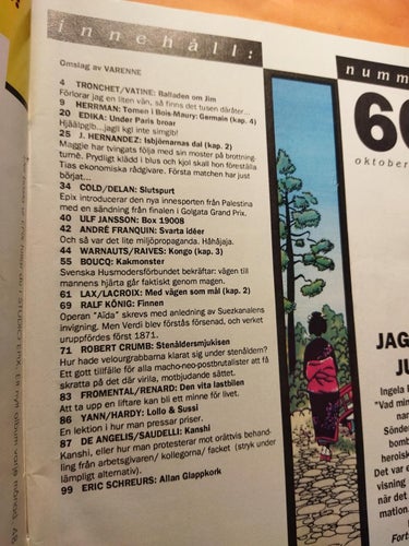 Epix nr 1989 nr 10. Serier för vuxna. Very Fine