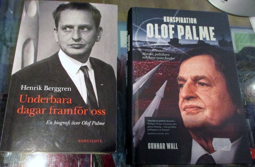 2 böcker om Olof Palme, Socialdemokraterna