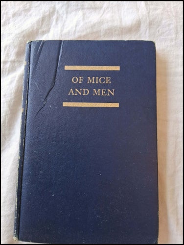 OF MICE AND MEN - John Steinbeck 1947 - antik vintage bok