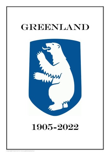 Greenland Grönland 1905 - 2022 PDF DIGITAL STAMP PAGES INGA FRIMÄRKEN!!