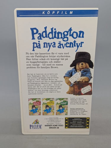 Paddington på nya äventyr - Svenskt tal - VHS