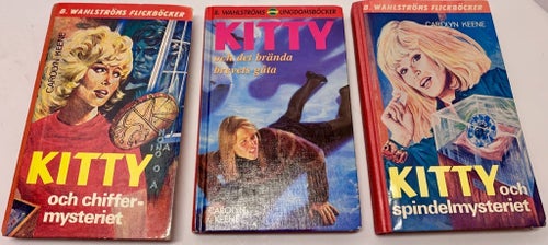 3 ST KITTY av B. WAHLSTRÖM, FLICKBÖCKER