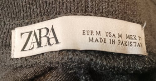 ZARA gråa mjukisbyxor, storlek M