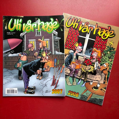 2 Julalbum UTI VÅR HAGE 2007 och 2008 Krister Petersson
