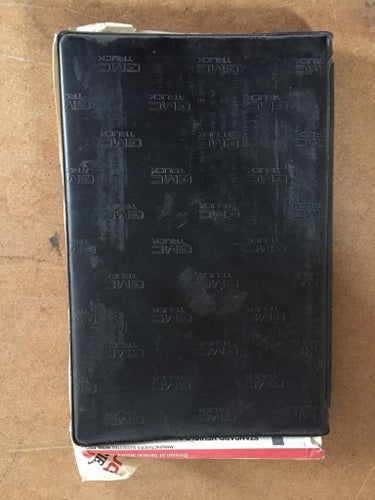 1992 GMC Jimmy Owner's Manual