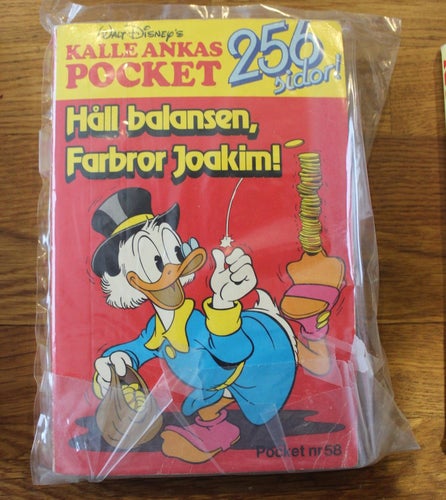 KALLE ANKA POCKET NR 58 1984