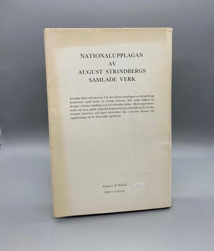 Svenska öden och äventyr 1 av August Strindberg, (national.uppl)
