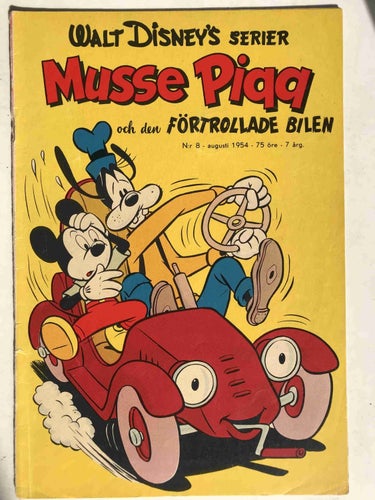 Walt Disney´s Serier - 1954:8 VG