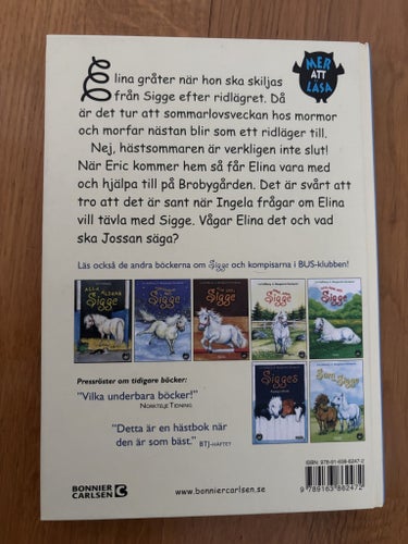 Simma lugnt Sigge Hallberg & Nordqvist BUS Hästbok