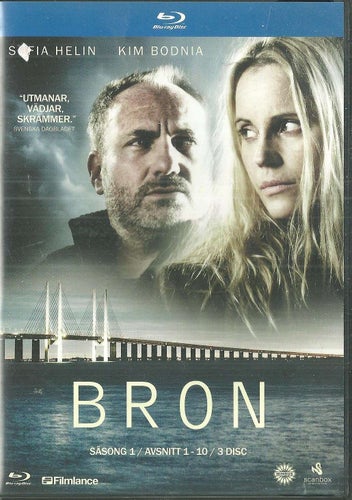 BRON Säsong 1 / Avsnitt 1 - 10 ( 3 disc´s )