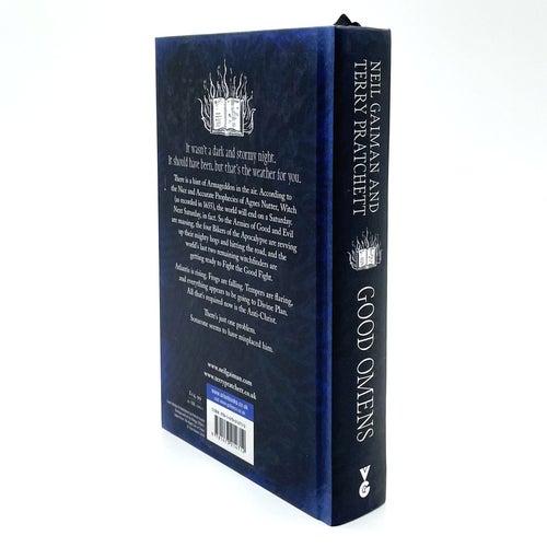 Good Omens av Terry Pratchett & Neil Gaiman (inbunden, 2001)