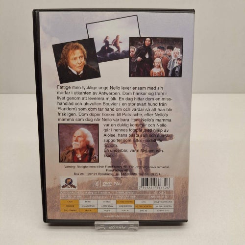A Dog of Flanders - Region 2, DVD-Film, Svensk text, Fint skick
