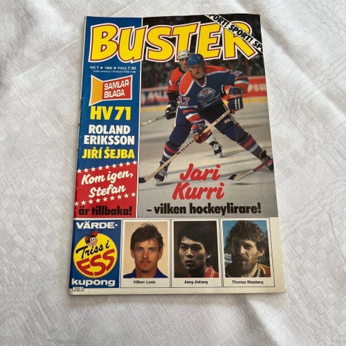 Buster tidningar nr 1och 6 1986